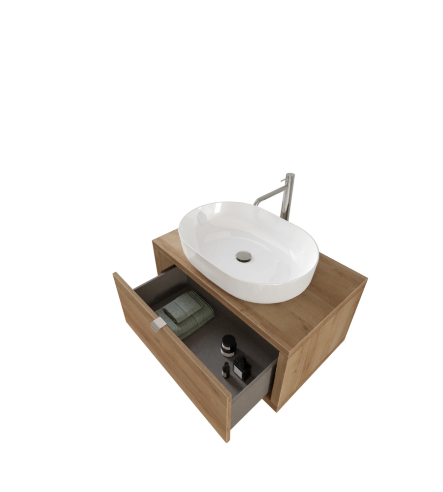 MOBILE BAGNO "TINTORETTO" ROVERE, 80 CM
